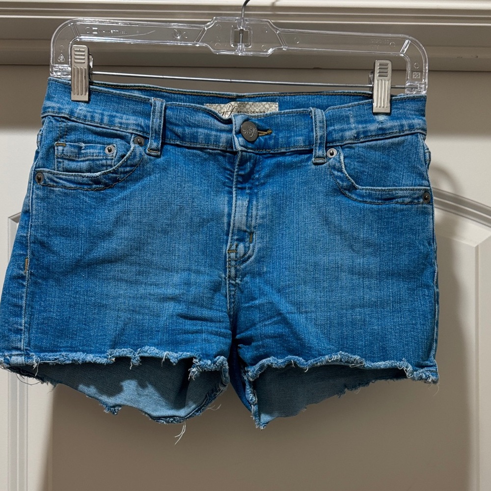 Turquoise dyed Denim Women's Shorts